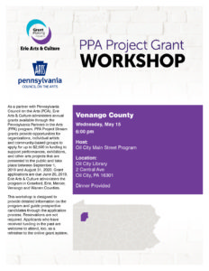 PPA Project Grant Workshop @ Oil City Library